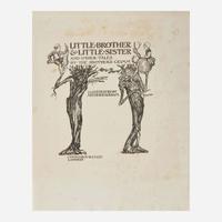 [Children's & Illustrated] [Rackham, Arthur] Grimm, (Jacob and Wilhelm) Little Brother & Little Sister and Other Tales