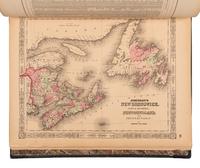 [ATLAS]. FISHER, Richard Swainson. Johnson's New Illustrated (Steel Plate) Family Atlas. Maps compiled, drawn, and engraved under the supervision of J.H. Colton and A.J. Johnson. New York: Johnson & Ward, [1865].
