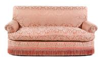 A Suite of Custom Upholstered Furniture Height of club chair 35 inches. — 20TH CENTURY