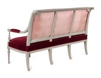 A Louis XVI White-Painted Beechwood Settee