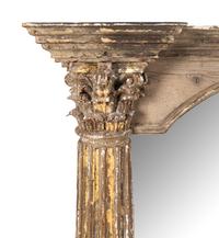 An Italian Renaissance Style Giltwood Mirror
