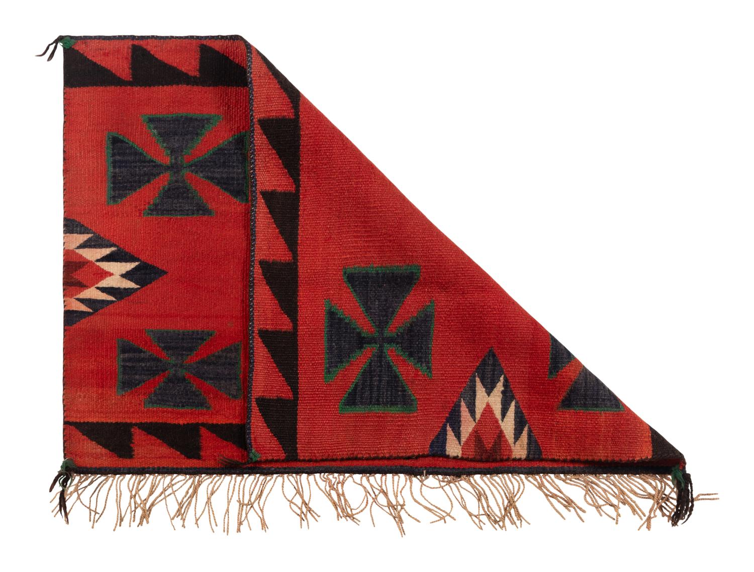 Navajo Single Saddle Blanket [Rug]