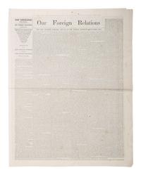 [SLAVERY & ABOLITION]. A group of 4 anti-slavery newspapers highlighted by The Liberator Extra featuring a printing of Charles Sumner's 1863 speech at Cooper Institute, comprising: