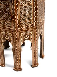 A Pair of Moorish Style Marquetry Tables