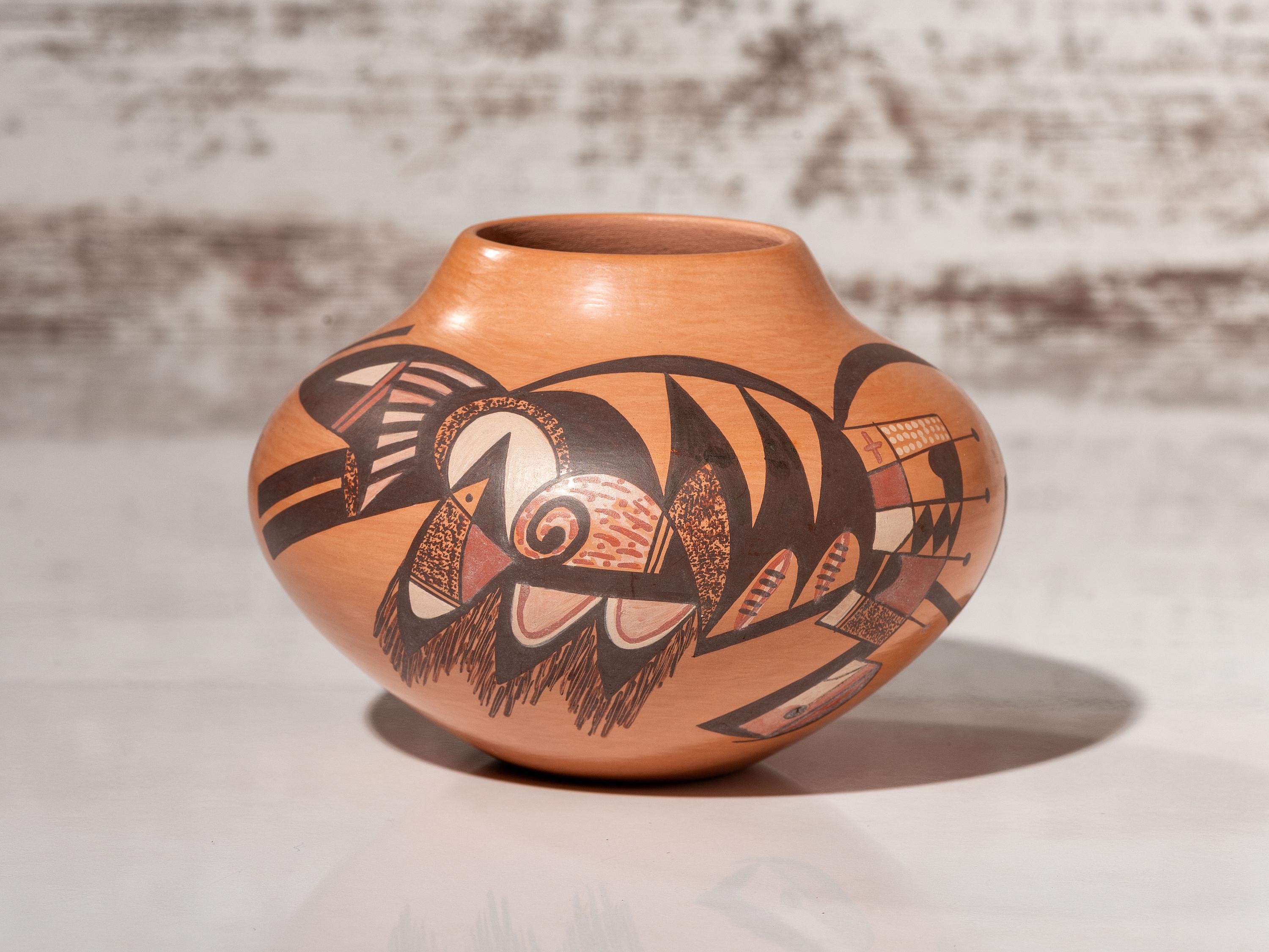 Polychrome Pottery Jar
