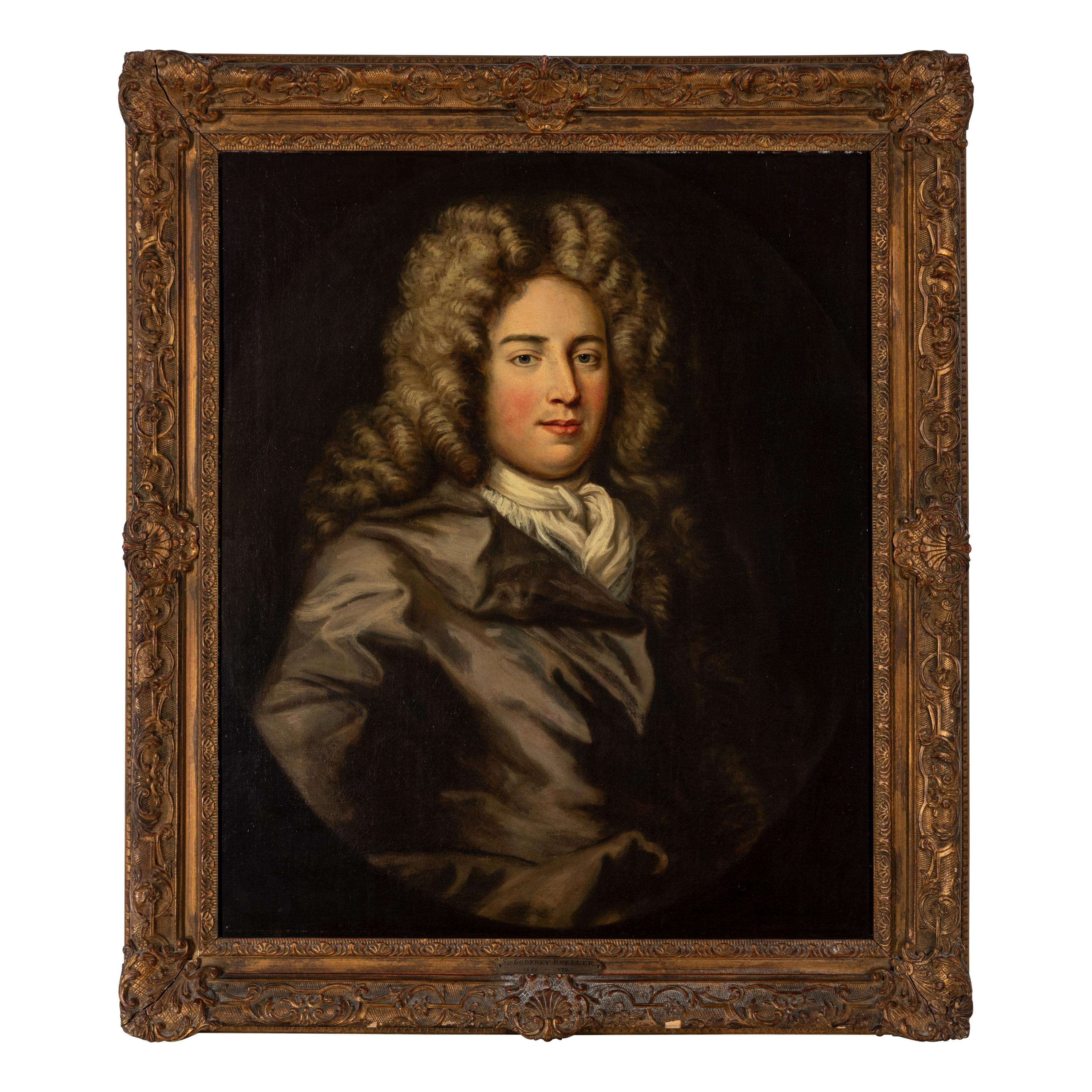 Manner of Godfrey Kneller (British, 1646–1723) — Gentleman in Grey