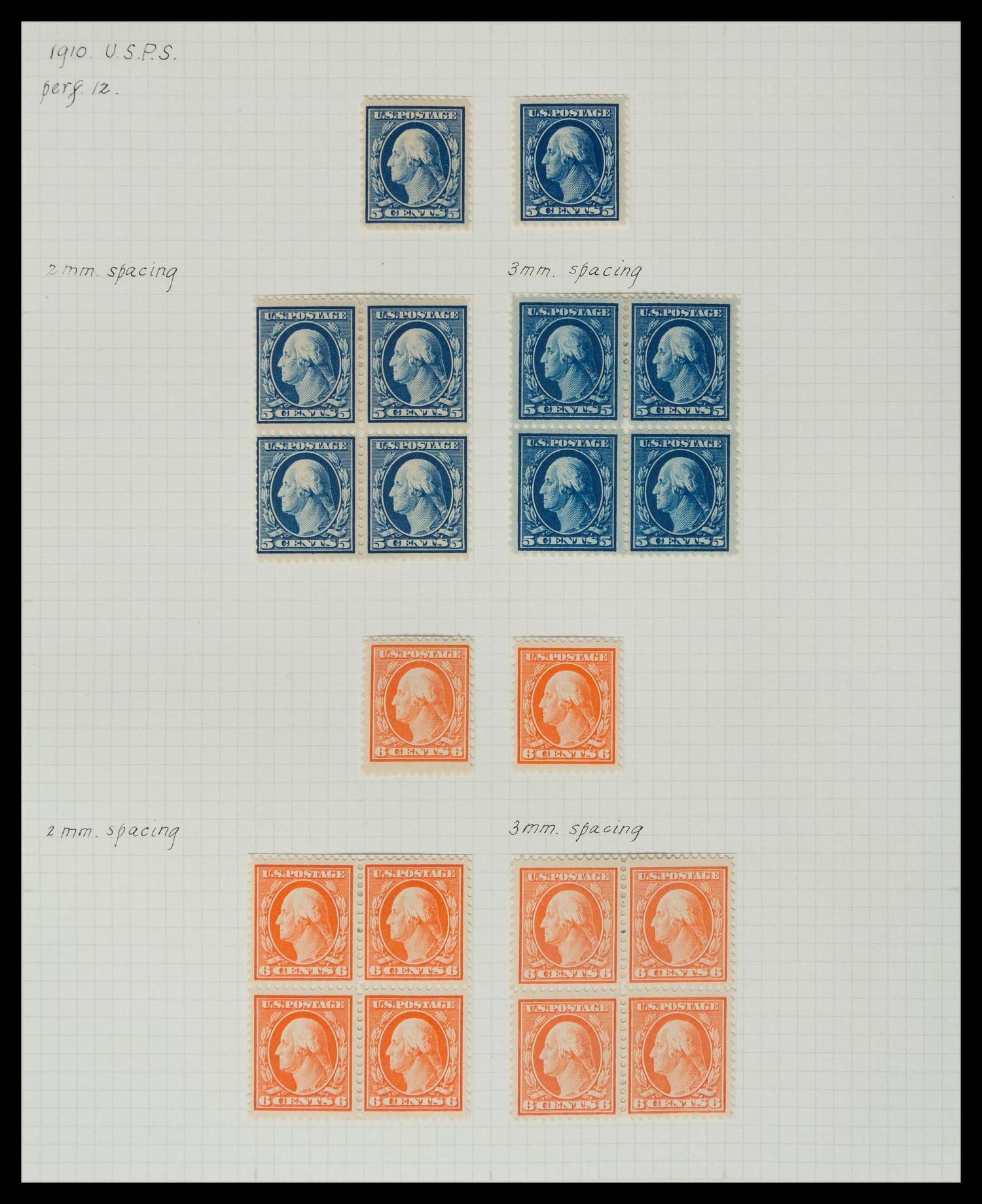 A Collection of United States Regular Issue Stamps — 1902-1912