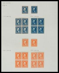 A Collection of United States Regular Issue Stamps — 1902-1912