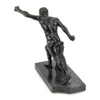 A Patinated Bronze Model of the Borghese Gladiator