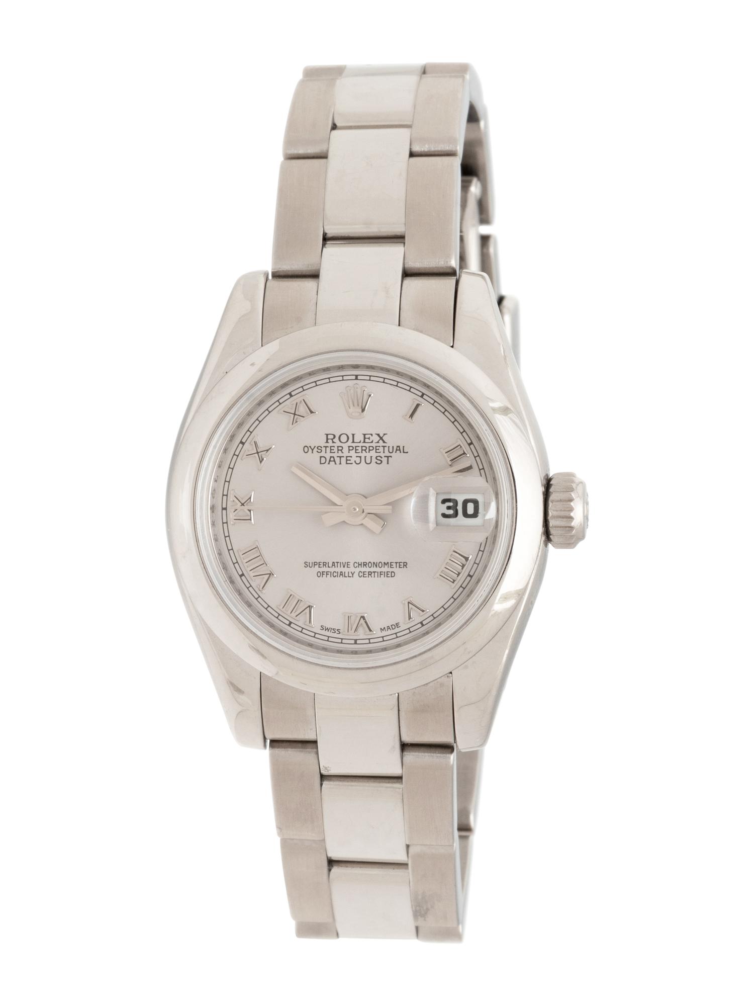 ROLEX, REF. 179160 STAINLESS STEEL 'LADY-DATEJUST' WITH STAINLESS STEEL OYSTER BRACELET, WITH BOX