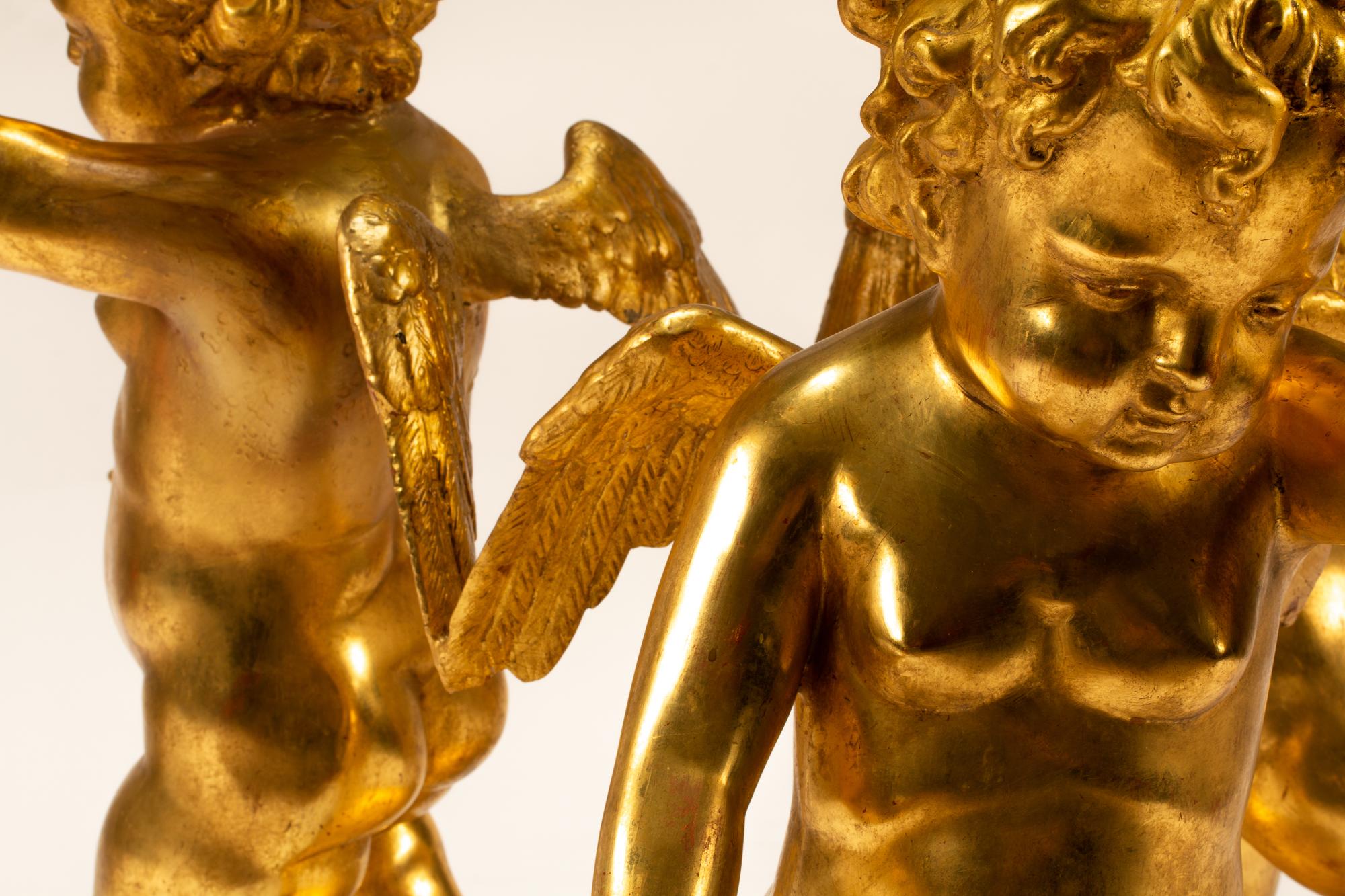 A Continental Gilt Bronze and Glass Center Table