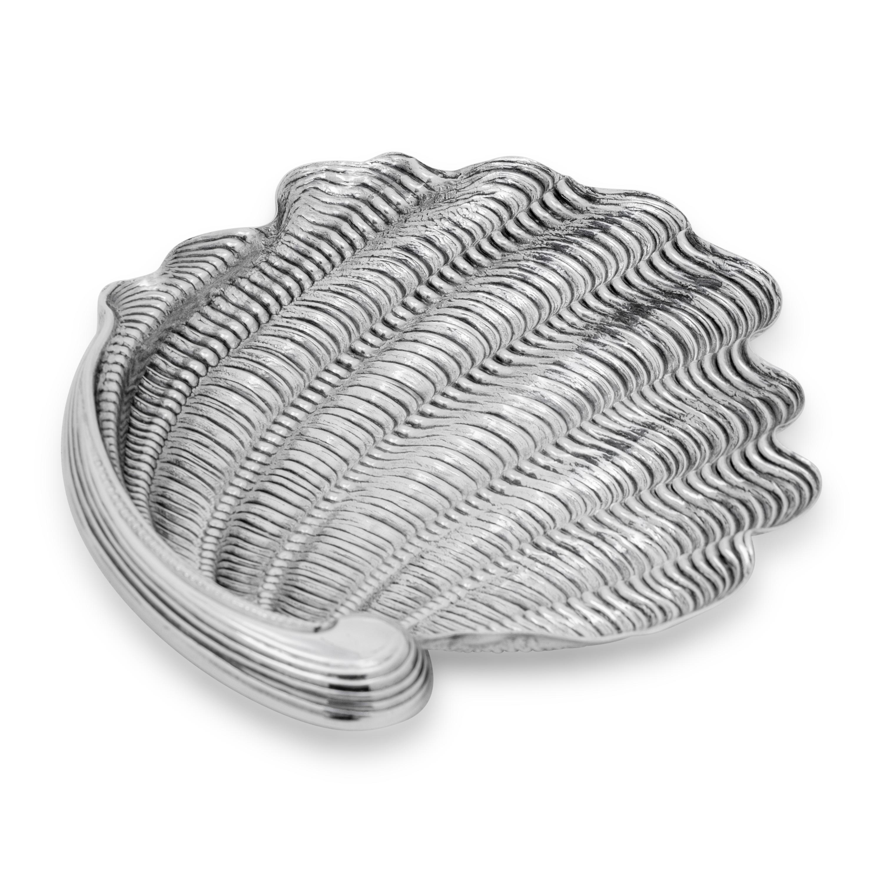 A Buccellati Silver Shell Form Dish