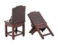A Pair of Chinese Miniature Side Chairs