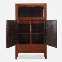 A Chinese Huanghuali and hardwood display cabinet, Lianggegui 19th/20th Century with later alterations