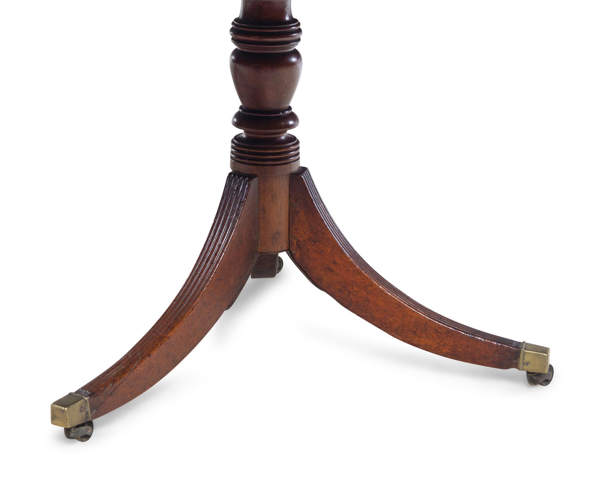 APPROVED FOR DONATION A Georgian Style Mahogany Double Pedestal Dining Table