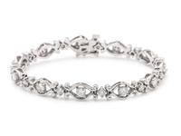 WHITE GOLD AND DIAMOND BRACELET