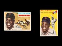 A Group of 1950s Topps Willie Mays Baseball Cards,