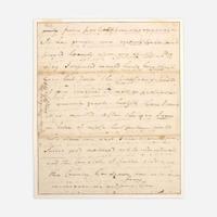 [Washington, George] Greene, Nathanael Autograph Draft Letter, signed