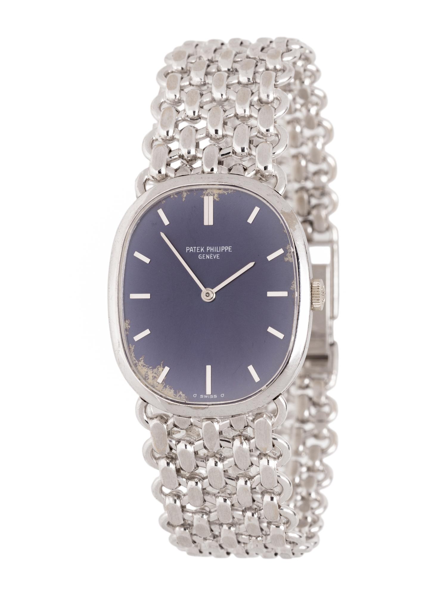 PATEK PHILIPPE, REF. 3648/1 18K WHITE GOLD 'ELLIPSE' WATCH