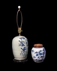 Two Chinese Blue and White Porcelain Jars