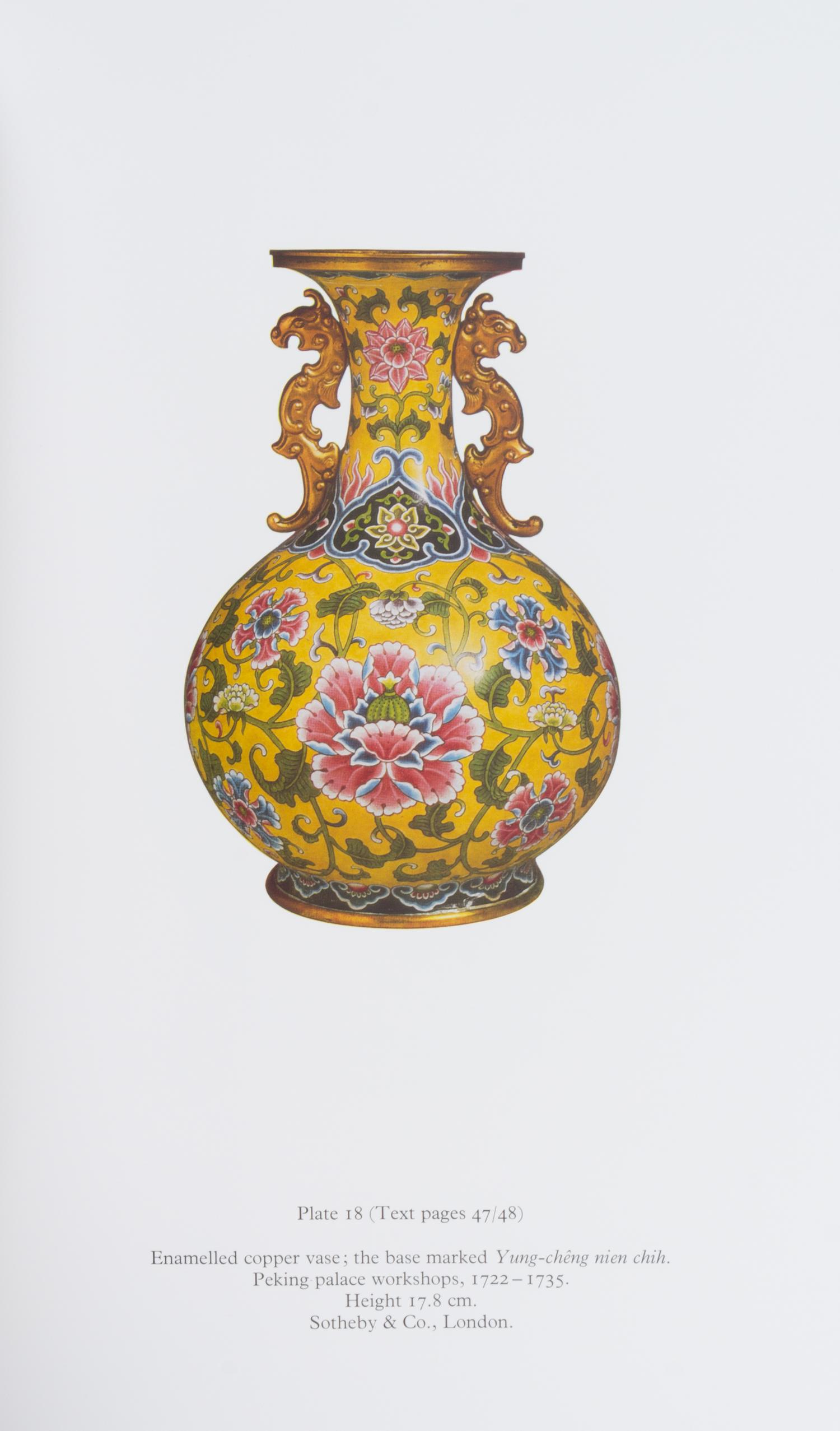Hugh Moss, By Imperial Command: An Introduction to Ch'ing Imperial Painted Enamels — 2 volumes