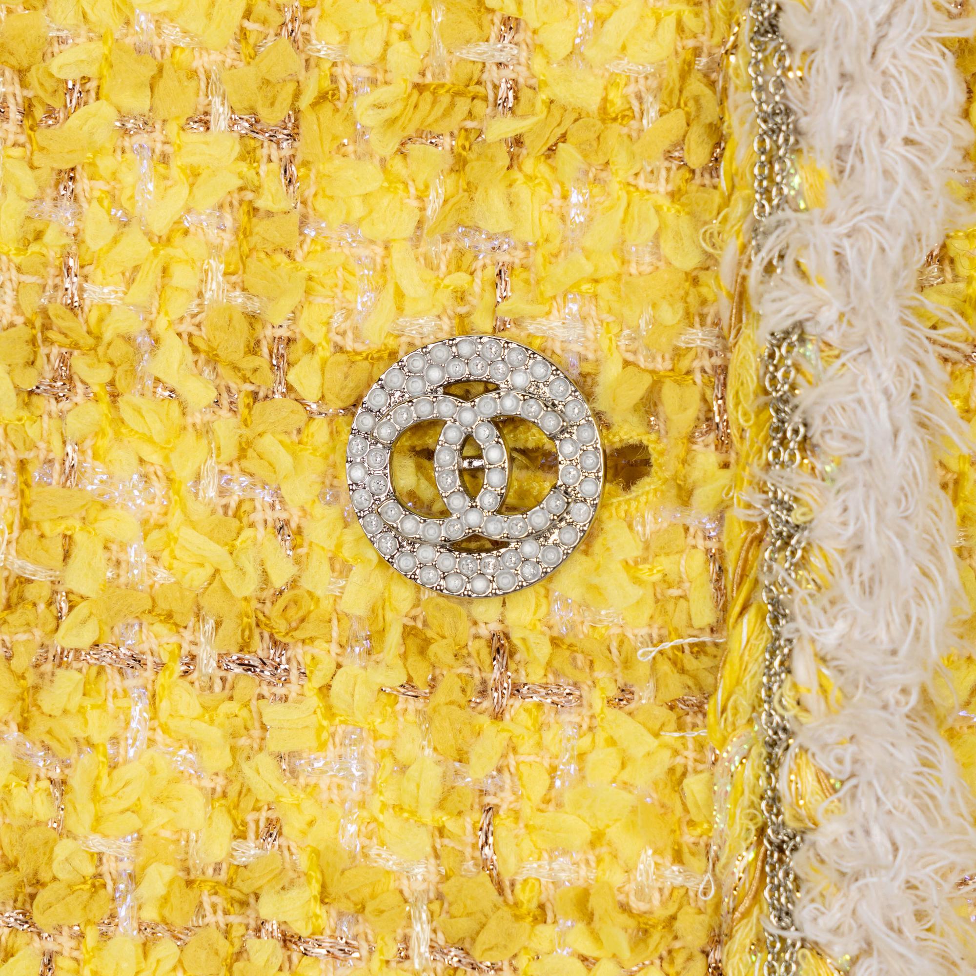 Chanel, Lemon Yellow Tweed Jacket