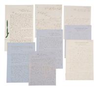 [FILIBUSTERS]. PAULDING, Rear Admiral Hiram (1797-1878) and WALKER, William (1824-1860). Correspondence associated with the Home Squadron, the Walker Expedition, and Vanderbilt's Accessory Transit Company, incl. William Walker ALsS, 1855-1858.