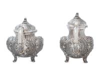 An Italian Silver Four-Piece Tea Service