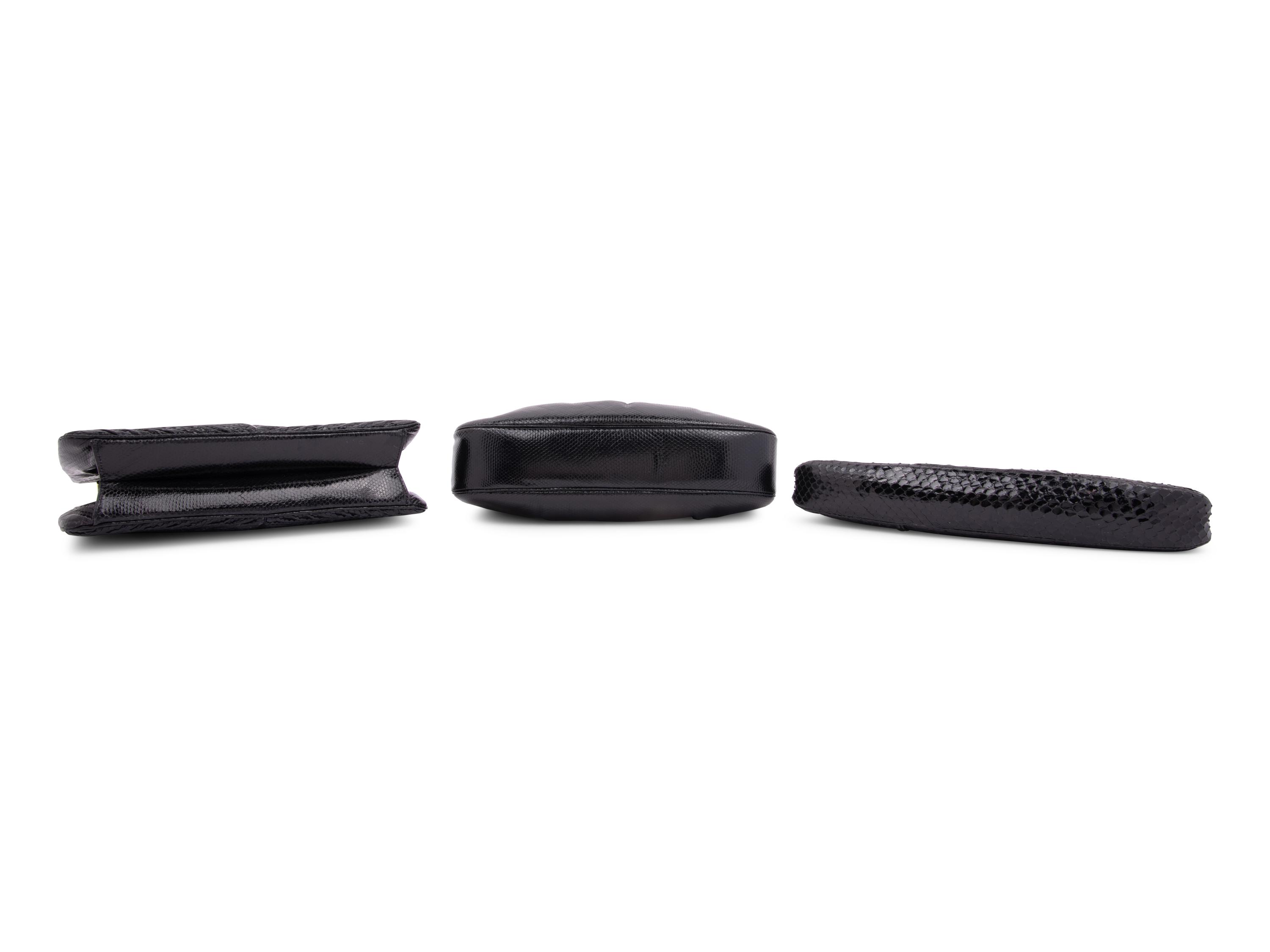 Three Judith Leiber Exotic Skin Clutches
