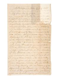 [MISSIONARIES]. A group of 3 letters written by Presbyterian missionary Rev. William Calderwood from Saharanpur, India, during the 1857 First War of Indian Independence.