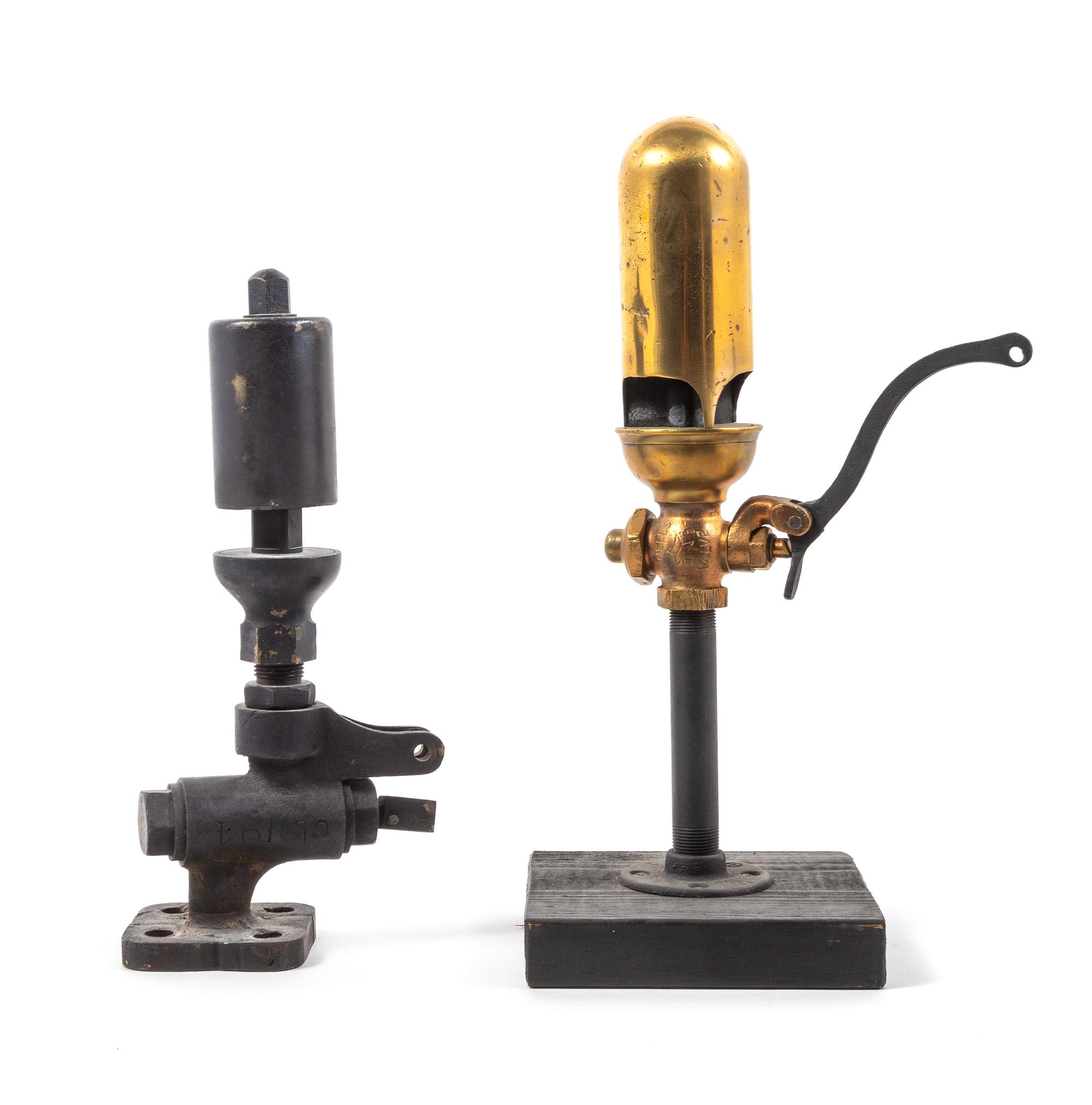 Two Locomotive Steam Whistles