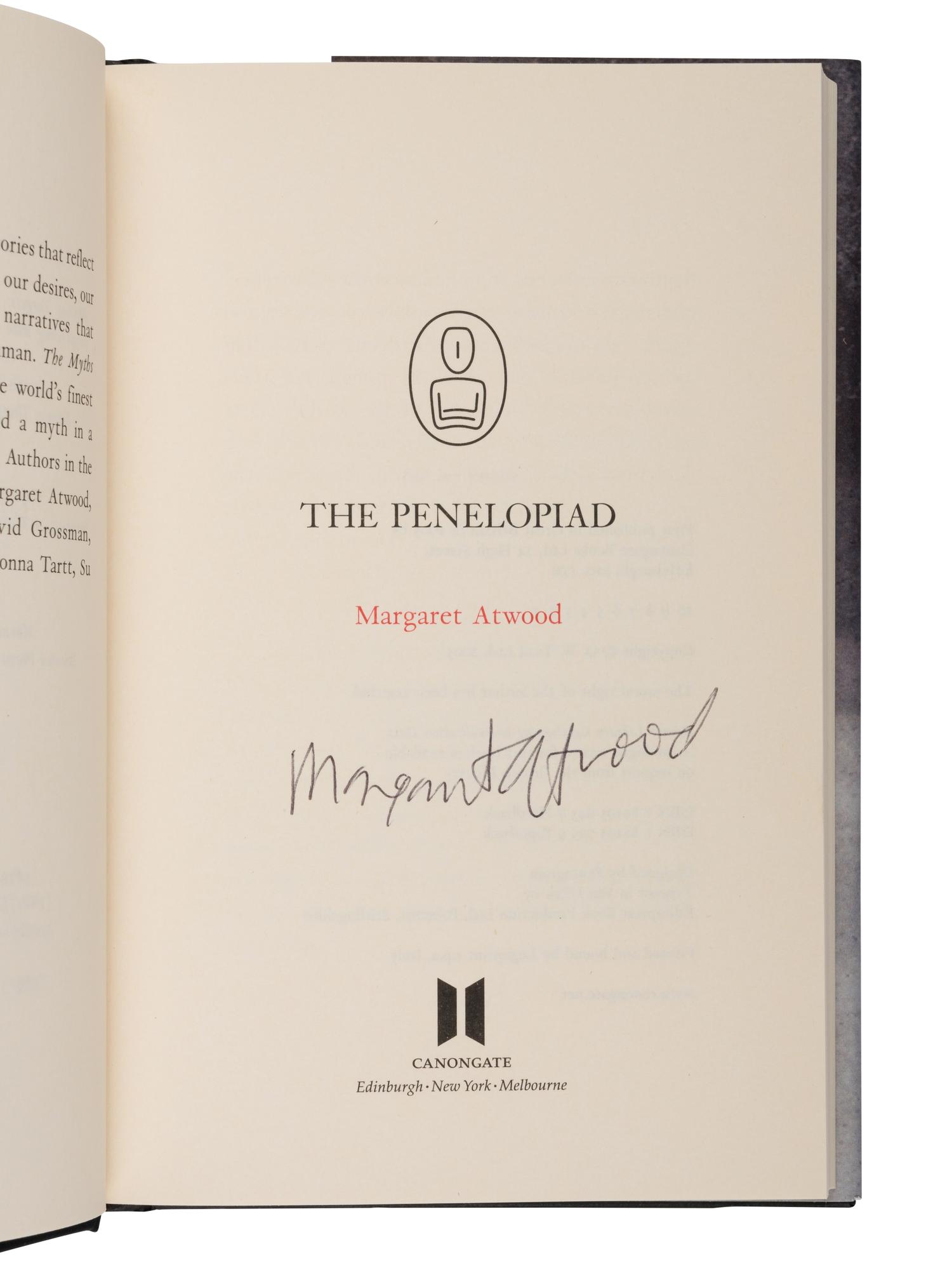 ATWOOD, Margaret (b. 1939). A group of 17 FIRST EDITIONS, MANY SIGNED, comprising:
