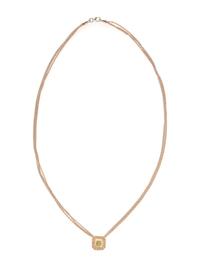 YELLOW AND PINK DIAMOND PENDANT NECKLACE
