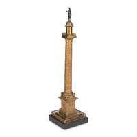 A Grand Tour Gilt Bronze Model of the Vendôme Column