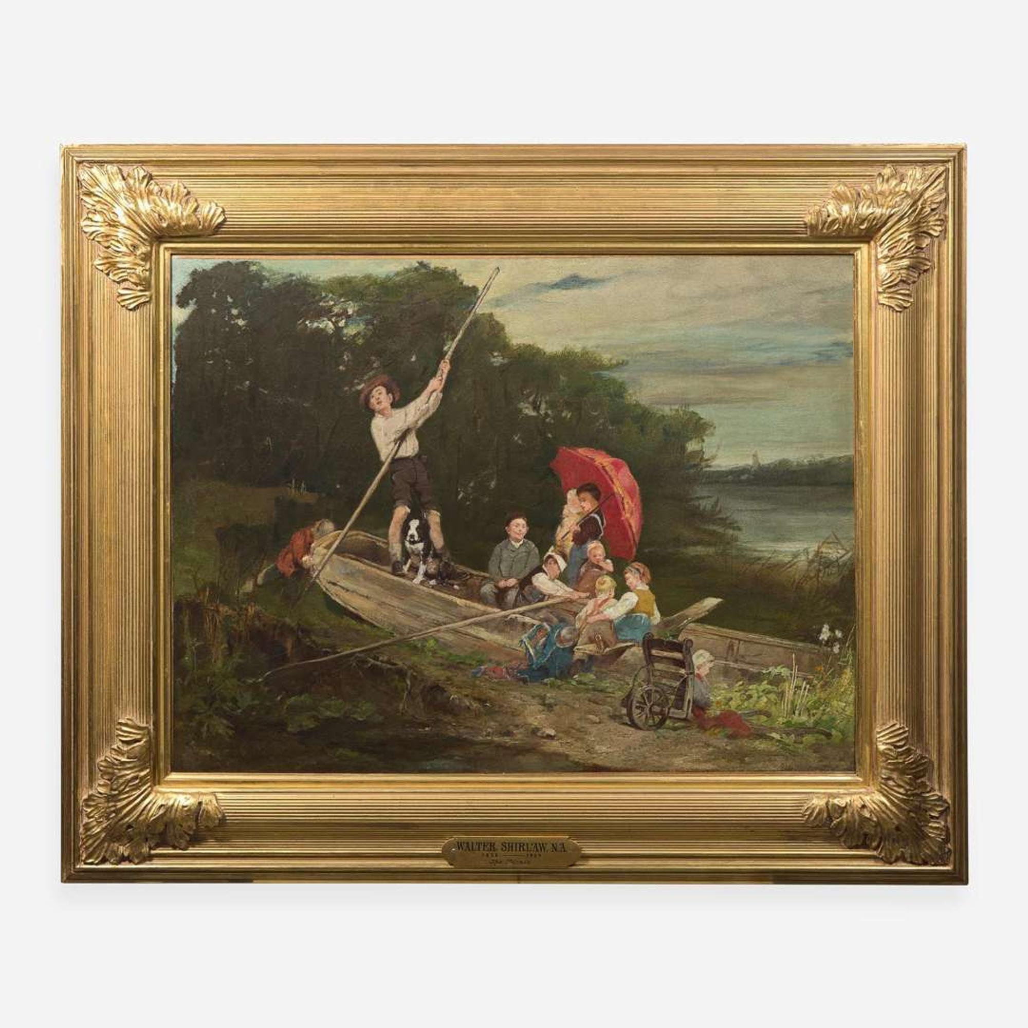Walter Shirlaw (American, 1838-1909) The Picnic