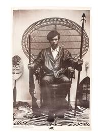 [NEWTON, Huey (1942-1989)]. [BLACK PANTHERS]. The Racist Dog Policemen Must Withdraw Immediately From Our Communities . Everyville, CA: Black Panther Party for Self Defense, [ca 1968].