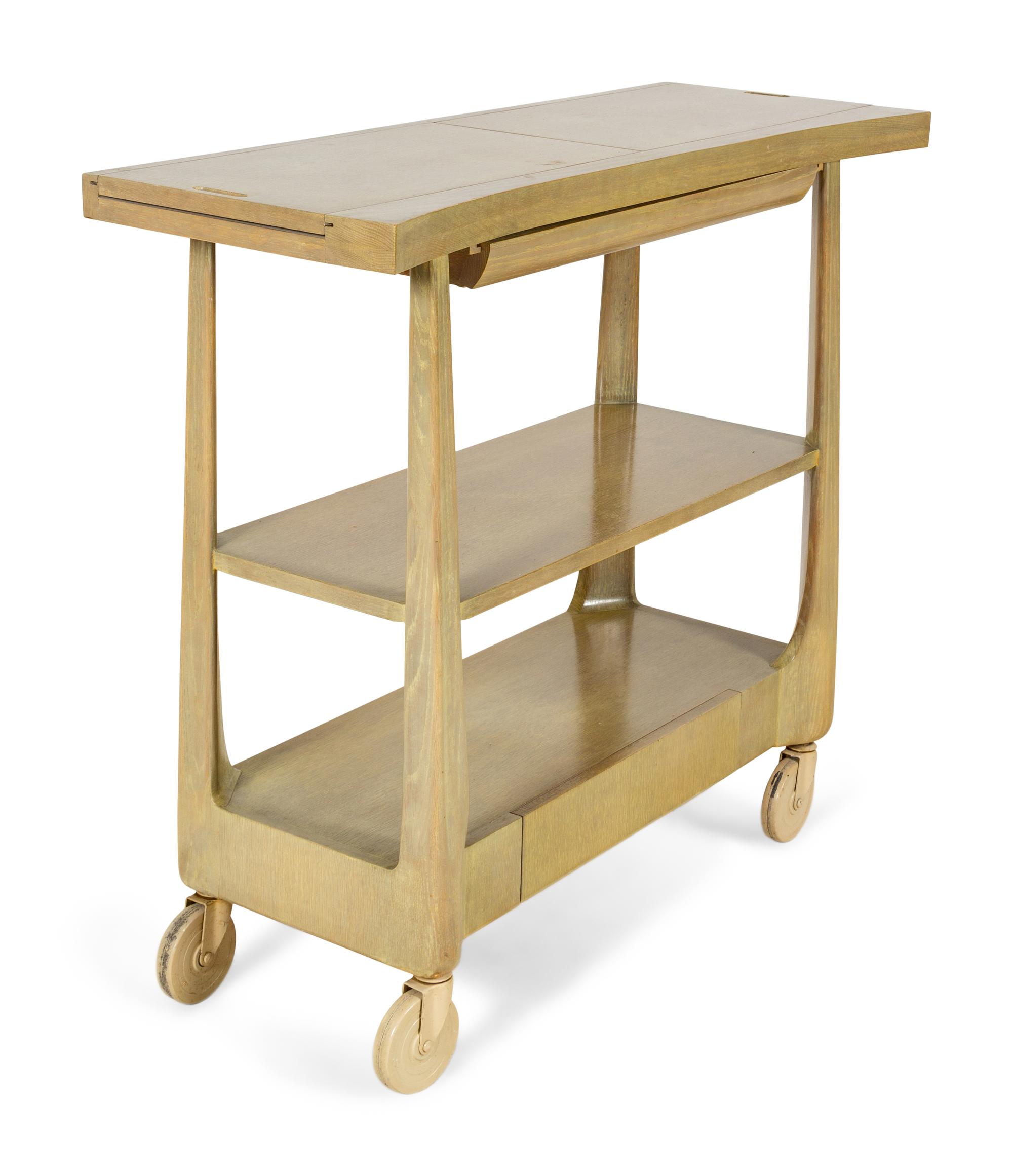 A Mid-Century Harold M. Schwartz for Romweber Serving Cart