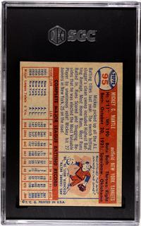 A Group of 1957 Topps Mickey Mantle, Hank Aaron and Ernie Banks Baseball Cards No. 20 (SGC Authentic)
