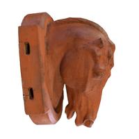 A Terra Cotta Horse Head 27" W x 17" D x 21" H — United States, Circa 1880