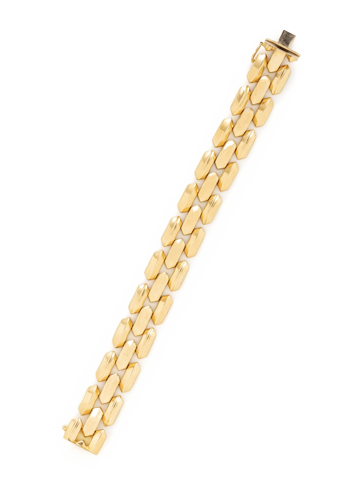 MILOR, YELLOW GOLD BRACELET