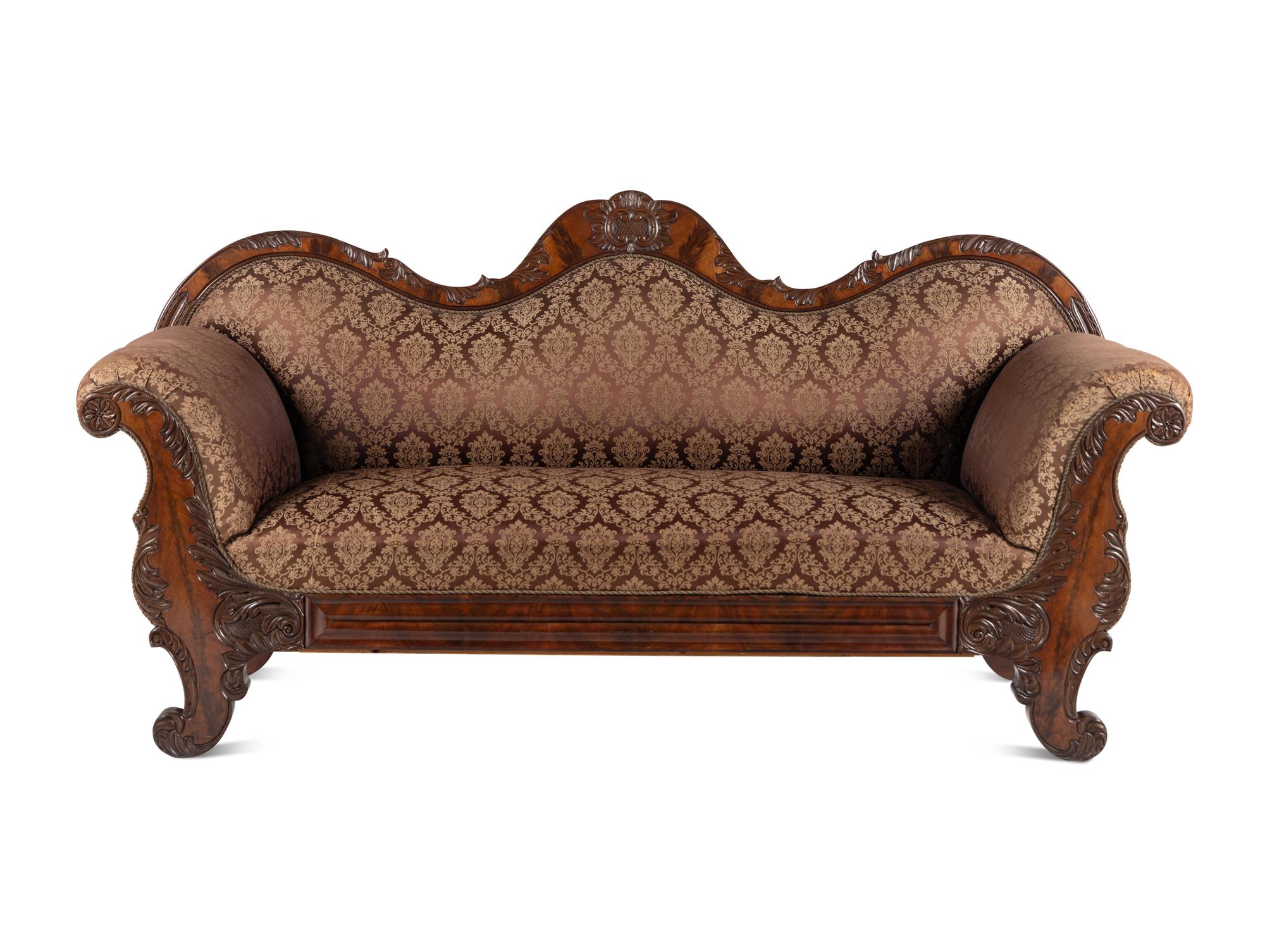 A Classical Mahogany Sofa