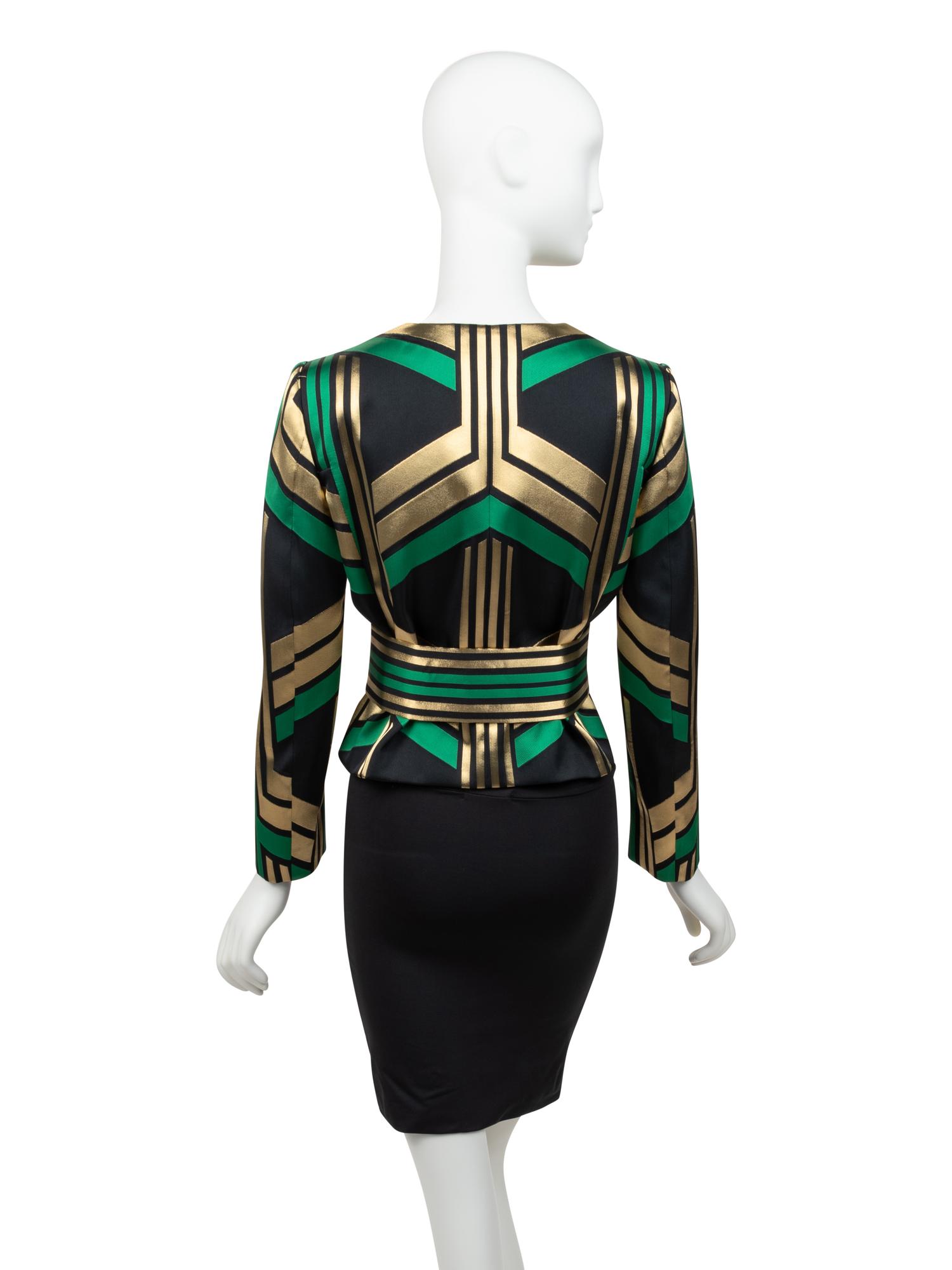Gucci Jacket and Belt, Spring 2012