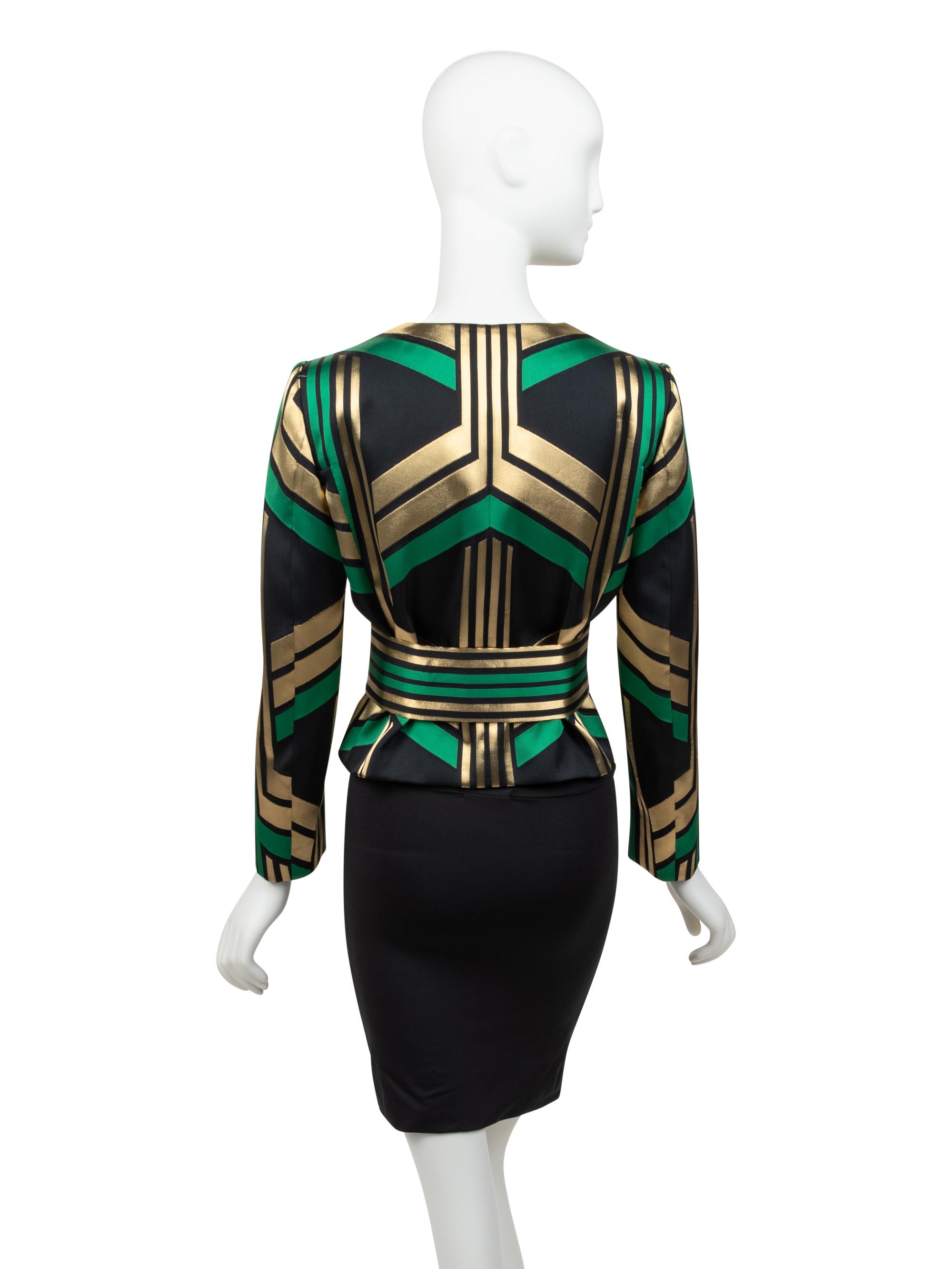Gucci Jacket and Belt, Spring 2012