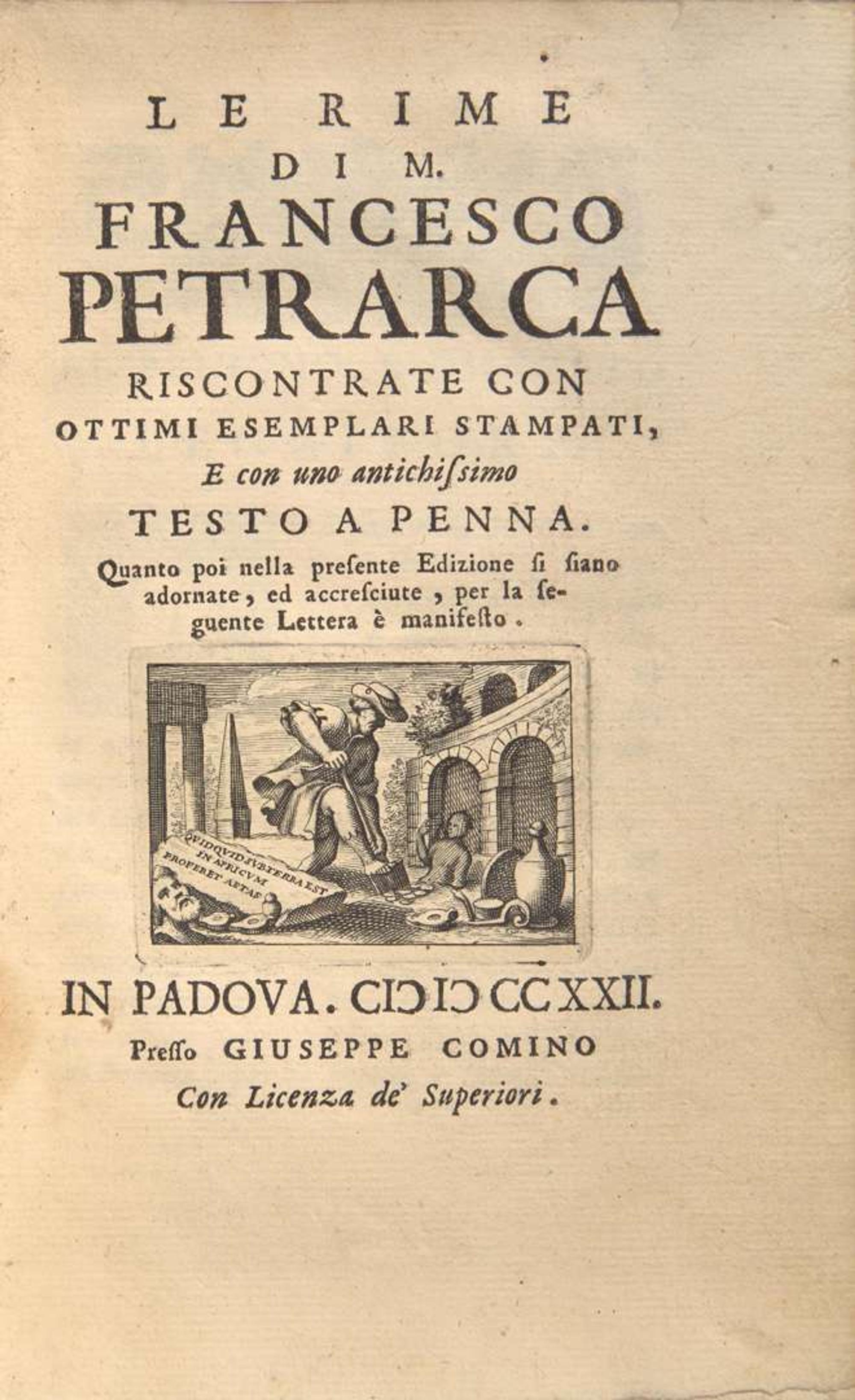 [Literature] Petrarch: Group of 3 Titles