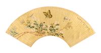 Guixian Nvshi, (QING DYNASTY), Flowers and Butterflies