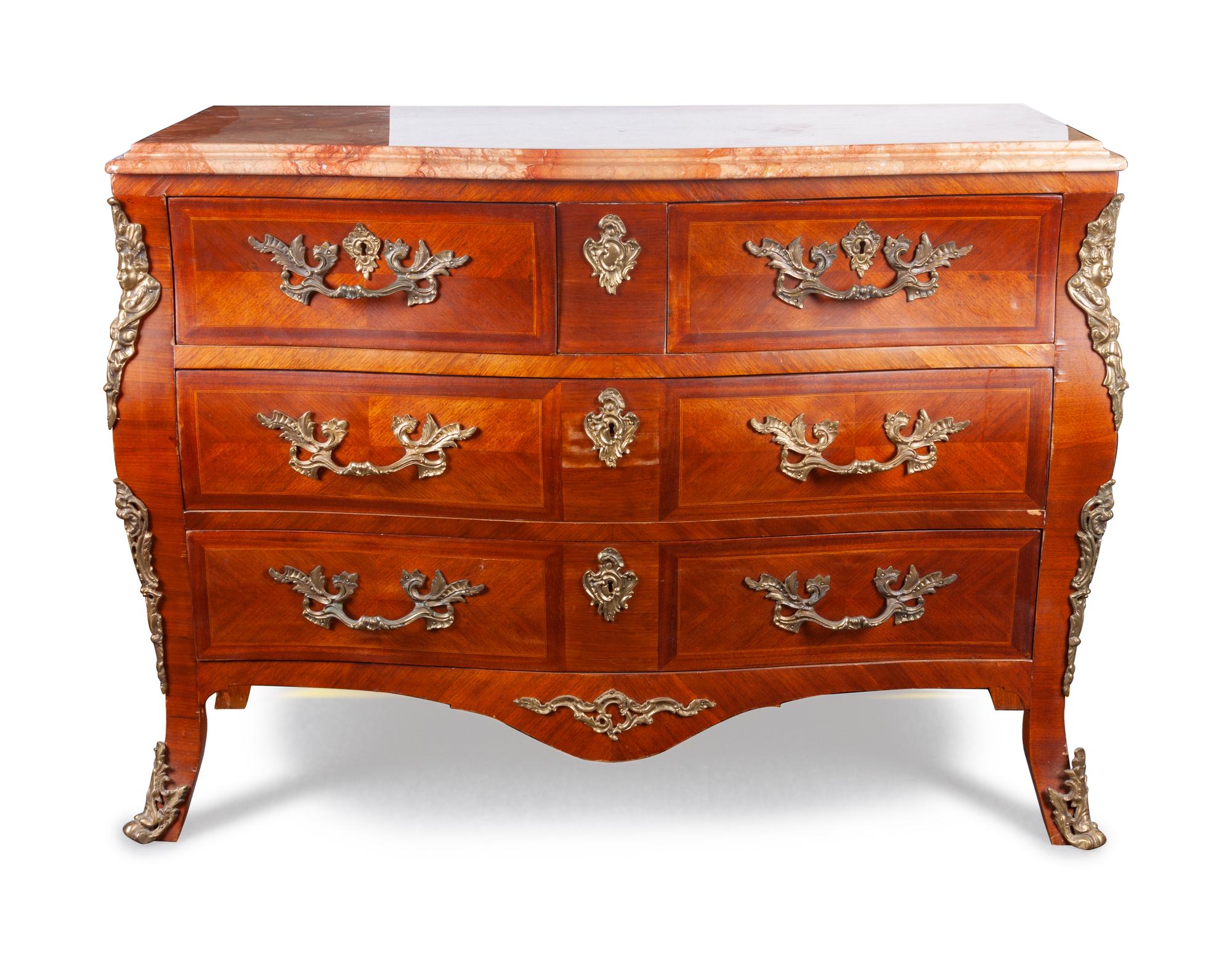 A Louis XV Style Bombe Chest — 20TH CENTURY
