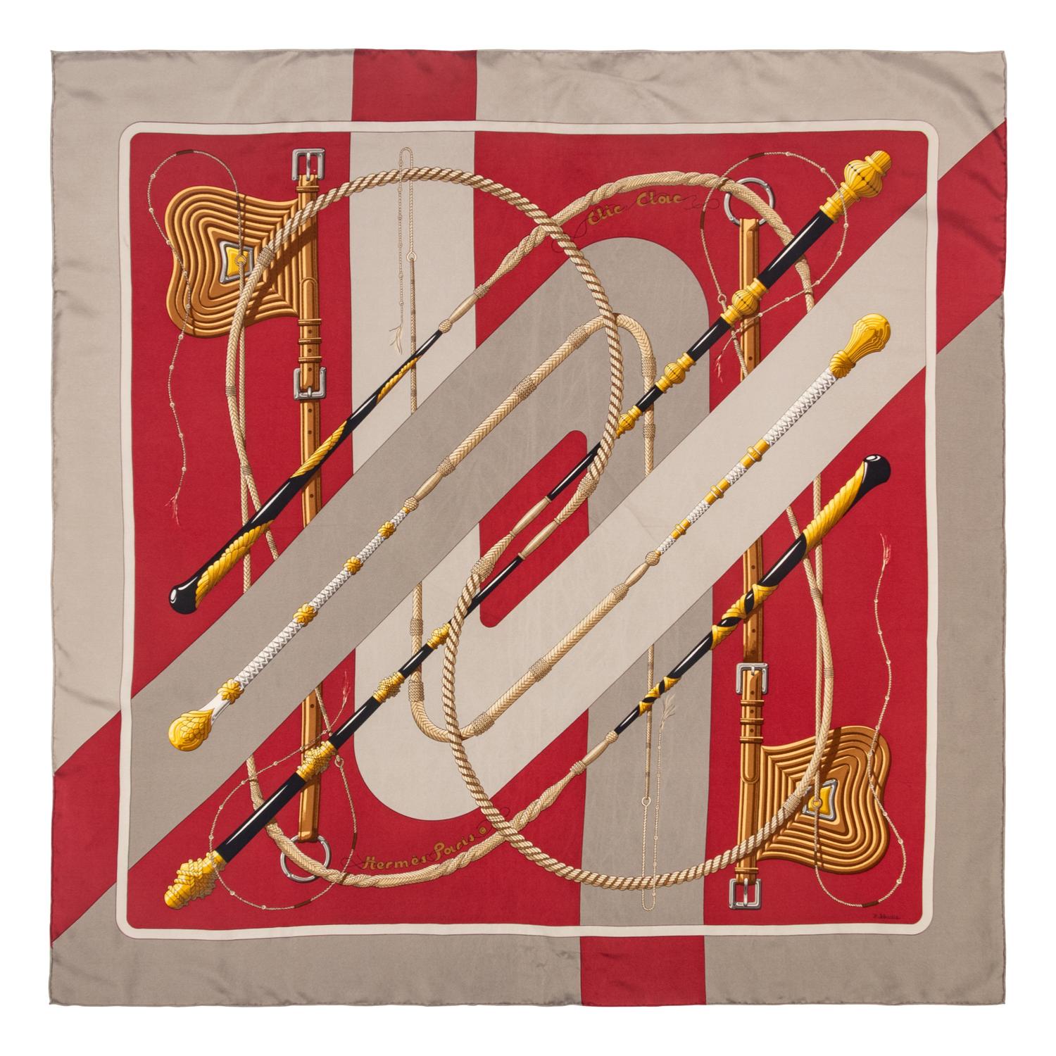 Four Hermès Scarves