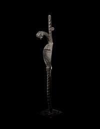 A Roman Bronze Tripod Leg