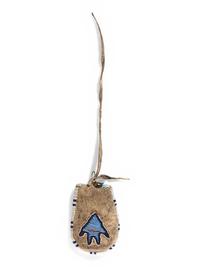 Apsáalooke [Crow] Beaded Hide Pouch
