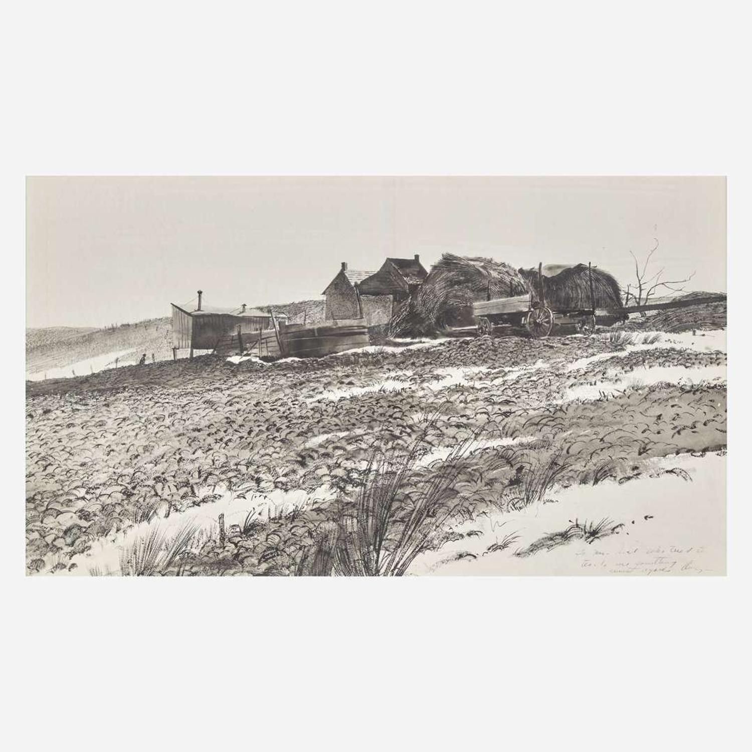 Andrew Wyeth (American, 1917–2009) The Johnson Place